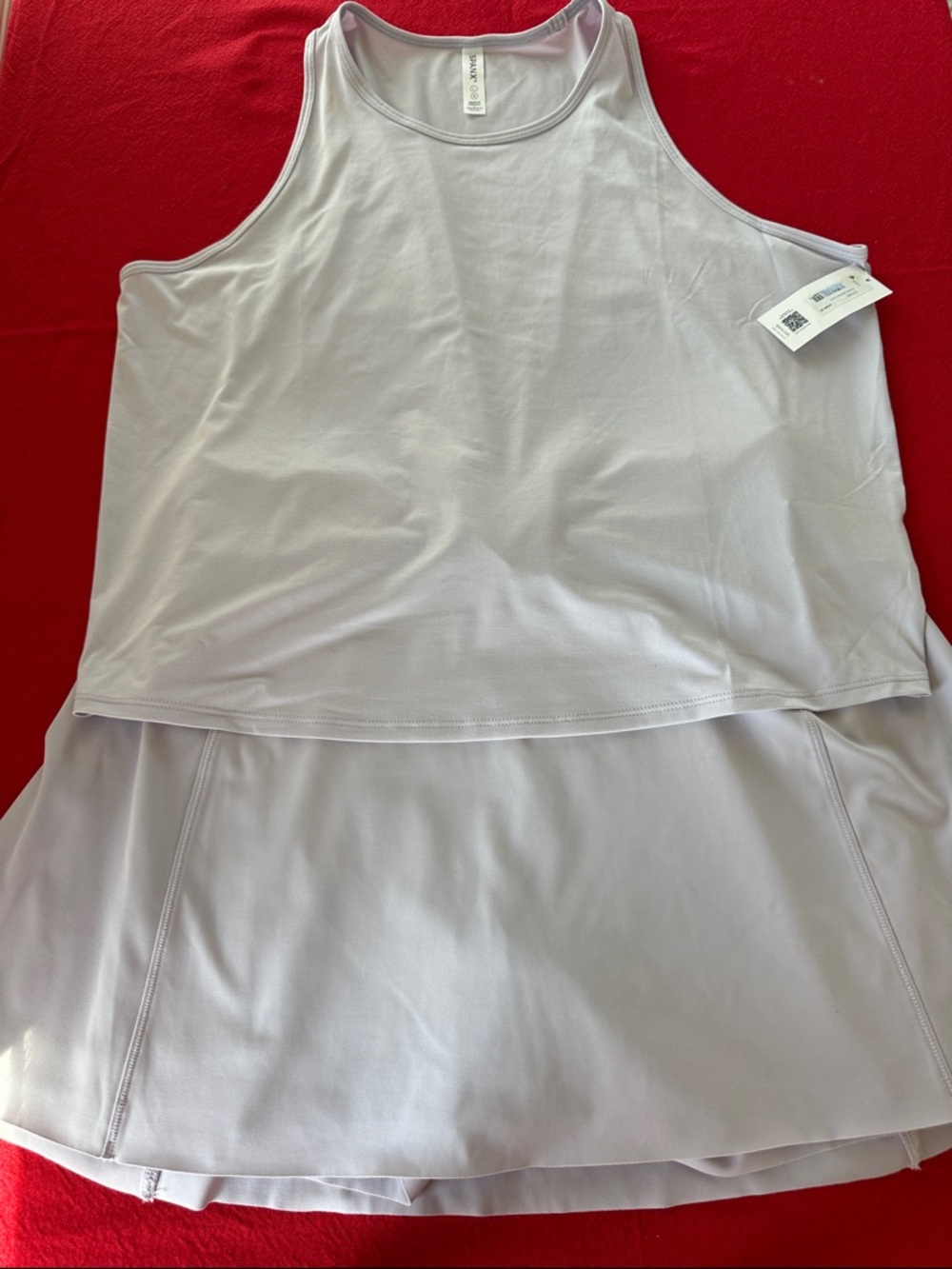 SPANX Light Lavender/Violet Air Athletic Skort Set NWT Size L